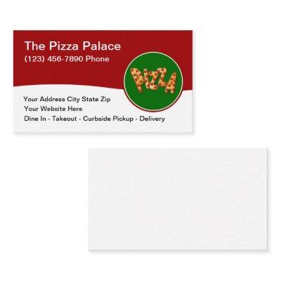 Pizza Italian Cuisine Restaurant Modern