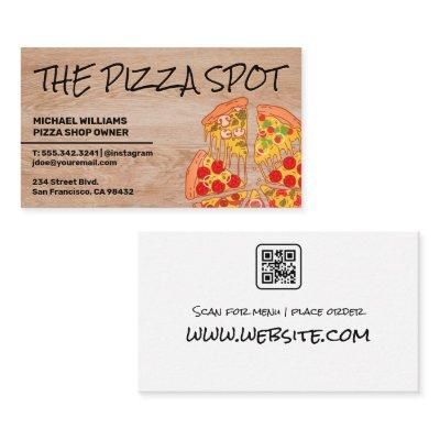 Pizza Pie Slices | Restaurant | Qr Code