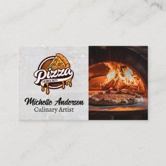 Pizza Slice Logo | Brick Oven
