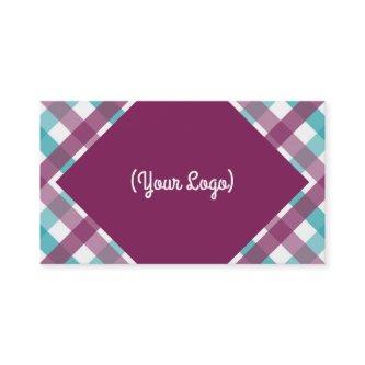 Plaid Business, 3.5" x 2.0", 100 pack