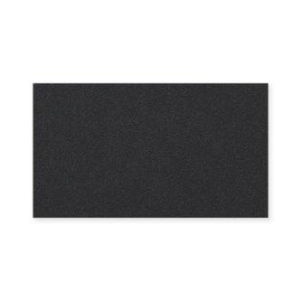 Plain 3.5" x 2" Premium 130lb Black