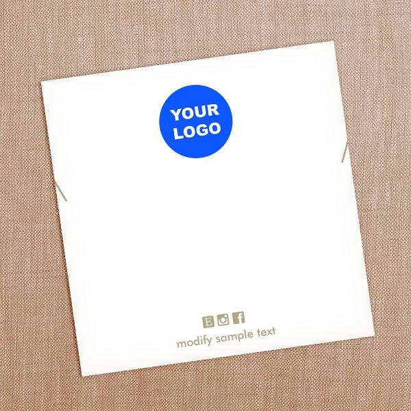 Plain Add Your Logo Necklace Bracelet Display Card