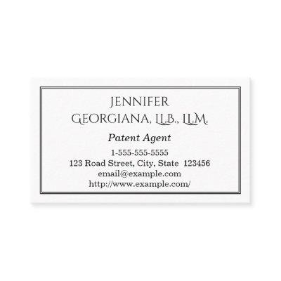 Plain and Classy Patent Agent