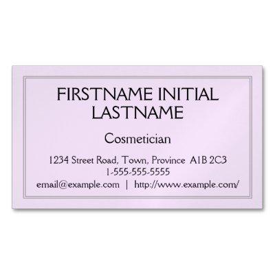 Plain and Traditional Cosmetician