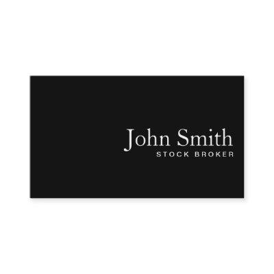 Plain Black QR Code Stock Broker
