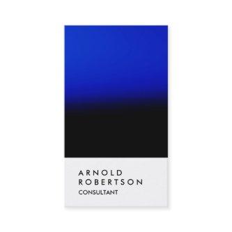 Plain Blue Black White Consultant