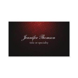 Plain Brownish Red Classical Handwriting