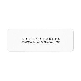 Plain Classical Minimalist Professional Elegant Label
