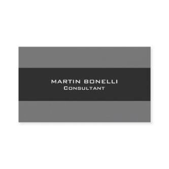 Plain Clean Grey Striped Standard