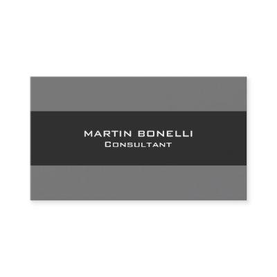 Plain Clean Grey Striped Standard