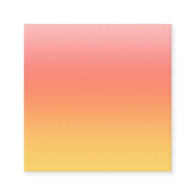 Plain colors - Yellow to Misty Pink ombre Square