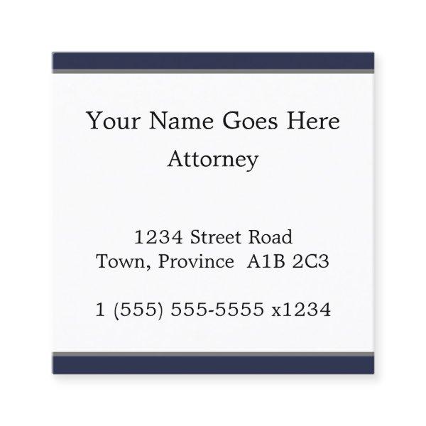 Plain, Dapper Professional Lawyer