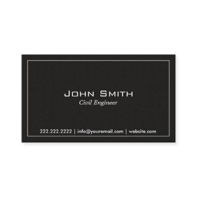 Plain Dark Civil Engineer