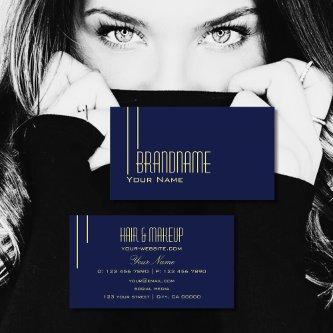 Plain Dark Indigo Blue Simple and Professional