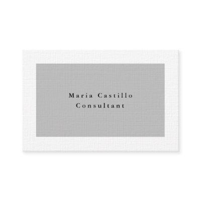 Plain Elegant Grey White Minimalist Modern