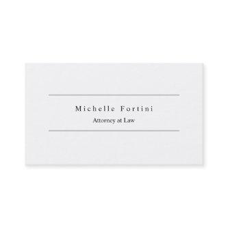 Plain Elegant Minimalist Modern Attorney at Law
