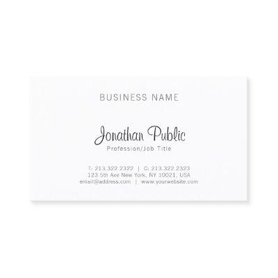 Plain Elegant Minimalist Professional Modern Sleek