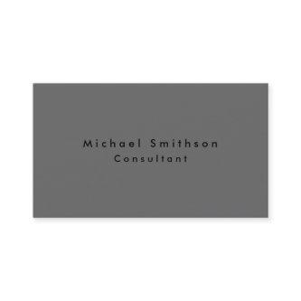 Plain Elegant Modern Dim Grey Professional
