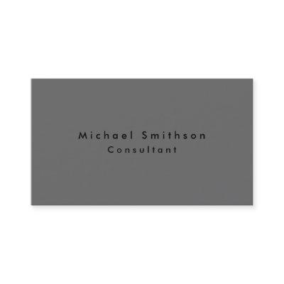 Plain Elegant Modern Dim Grey Professional