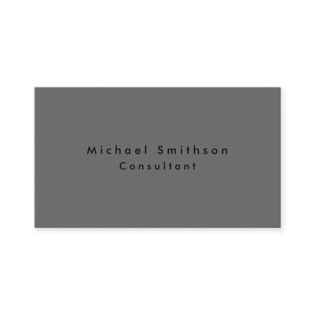 Plain Elegant Modern Dim Grey Professional