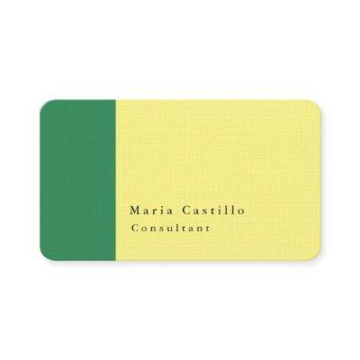 Plain Elegant Modern Minimalist Sea Green Cream