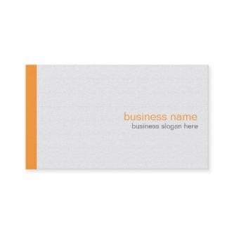 Plain Elegant Modern Simple Orange Stripe on White