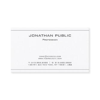 Plain Elegant Professional Clean Modern Trendy