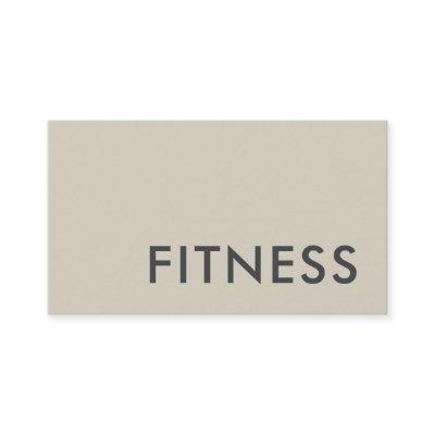 Plain Fitness Trainer Sport Modern Minimalist