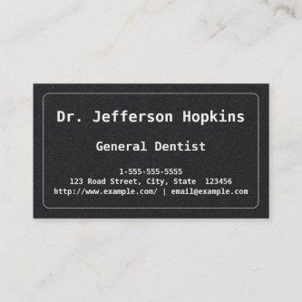 Plain General Dentist