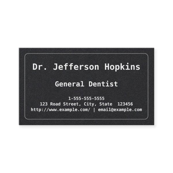 Plain General Dentist