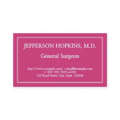 Plain General Surgeon