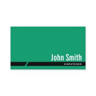 Plain Green Black Stripe Dispatcher