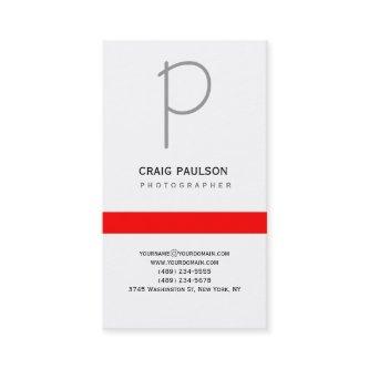 Plain Grey White Red Photography