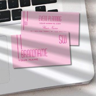 Plain Light Baby Pink with Monogram Professional
