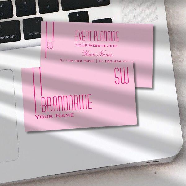 Plain Light Baby Pink with Monogram Professional