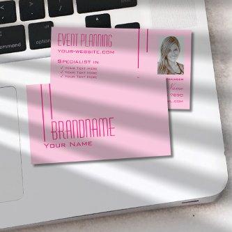 Plain Light Baby Pink with Photo Simple and Modern