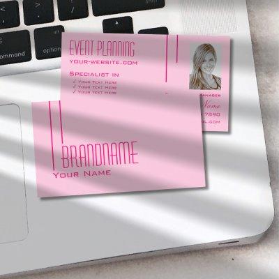 Plain Light Baby Pink with Photo Simple and Modern
