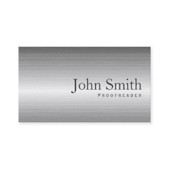 Plain Metal Proofreading