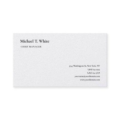 Plain Minimalist Professional Classical Pearl
