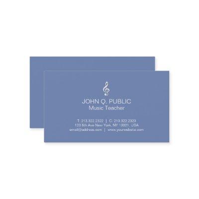 Plain Modern Professional Music Teacher