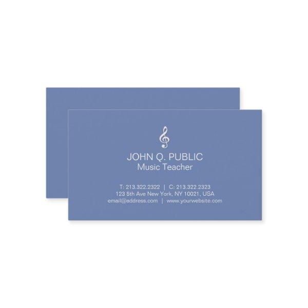 Plain Modern Professional Music Teacher