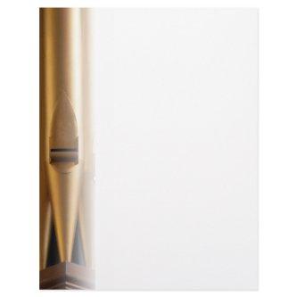 Plain organ pipe letterhead