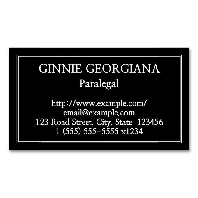Plain Paralegal Magnetic