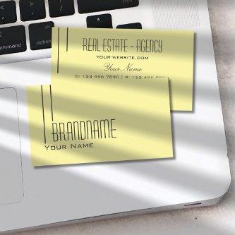 Plain Pastel Yellow Modern Simple and Professional