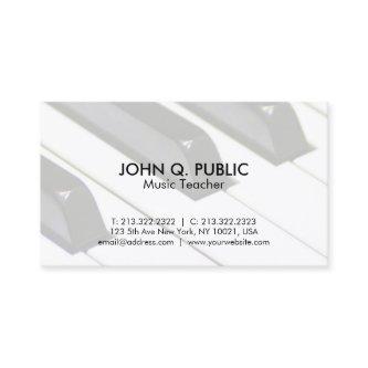 Plain Piano Music Teacher Professional Simple