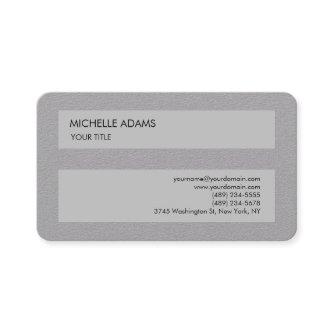 Plain Premium Grey Simple Professional Modern