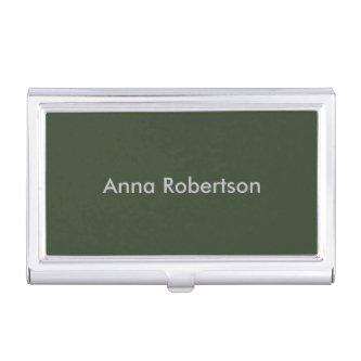 Plain Professional Trendy Minimalist Name  Case