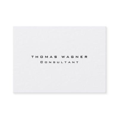 Plain Simple Black White Trendy Minimalist