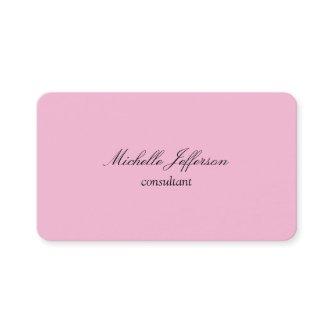 Plain Simple Classical Pink