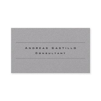Plain Simple Grey Minimalist Professional